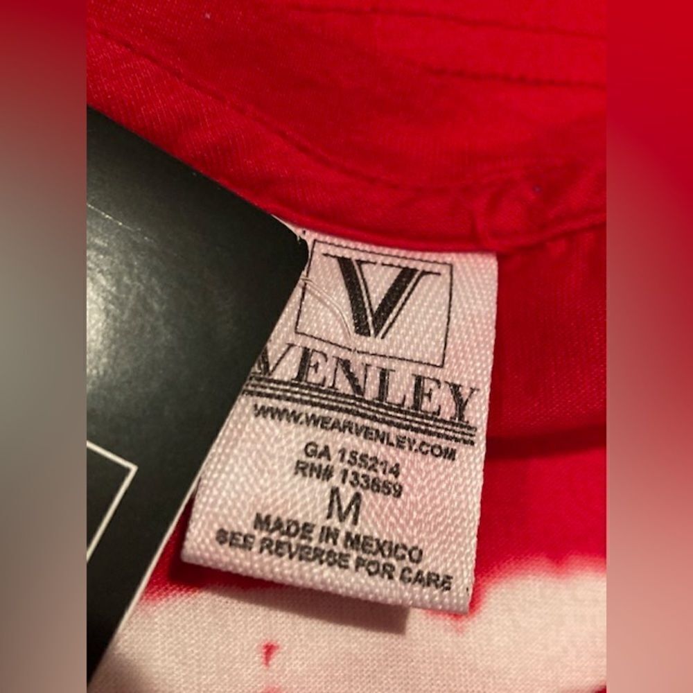 NEW Adult Colonial Williamsburg Red Muscle Tee Tank Top by Venley, Size M - Picture 6 of 10
